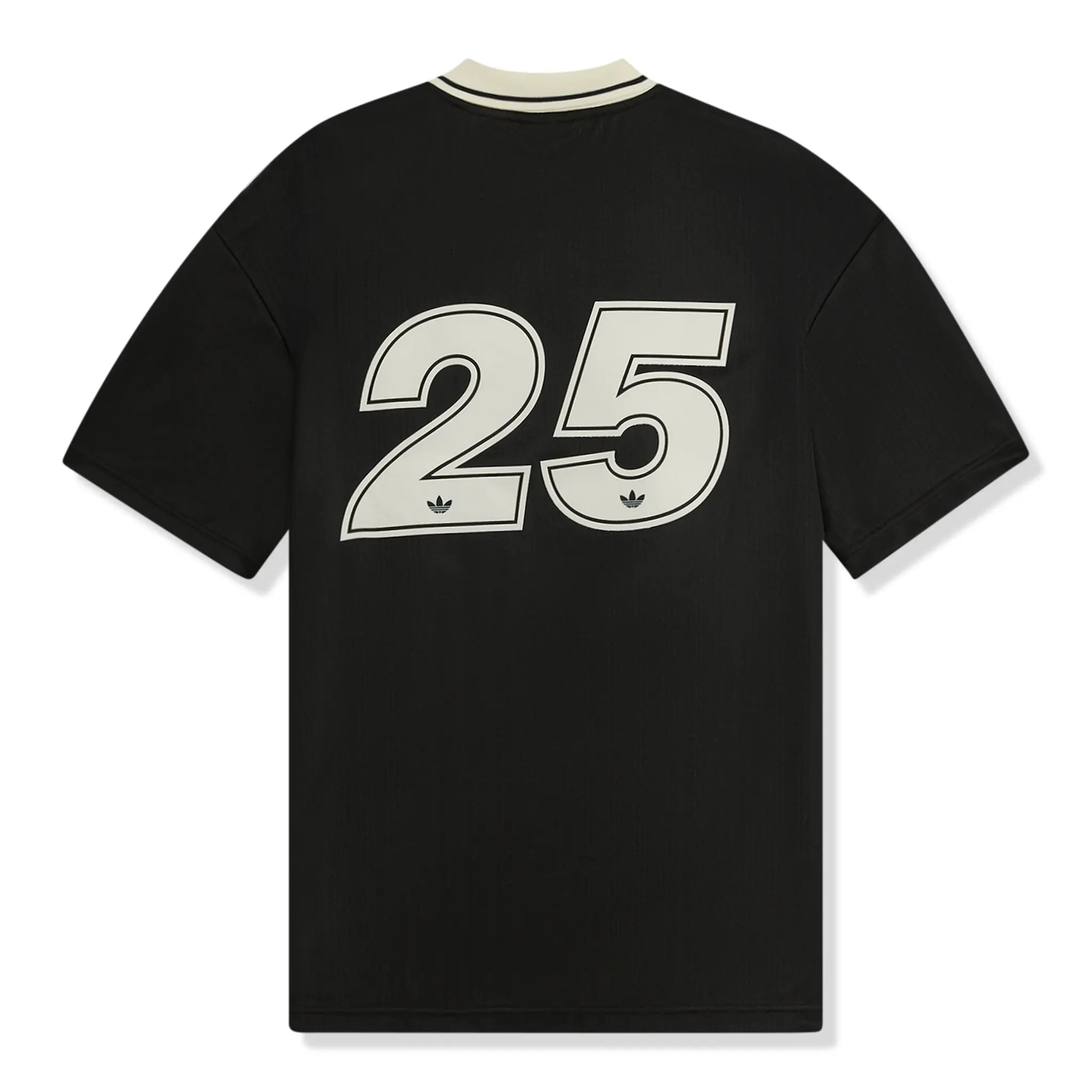 Back View of Adidas x Oasis Tour Jacquard Black Jersey KT3437